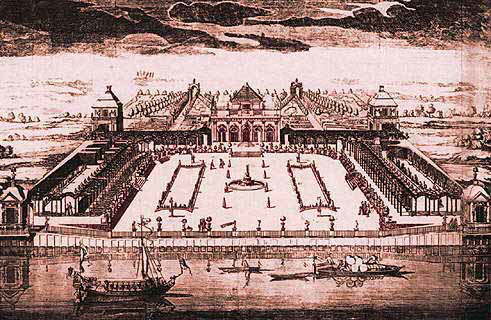 Schloß und Garten Monbijou 1711