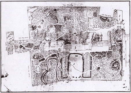 Monbijoupark im englischen Stil 1801