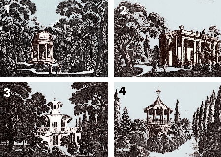 Parkbauten im Monbijoupark 1790