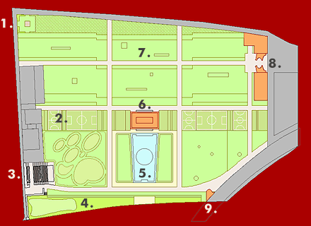 Plan f�r die Umgestaltung des Monbijouparks von Alexander Bant